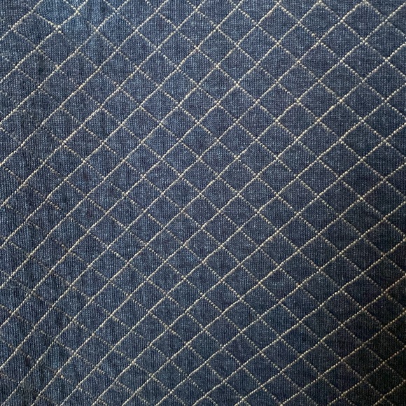 JCREW Quilted Indigo Sweater. Size S. NWOT - Picture 6 of 8